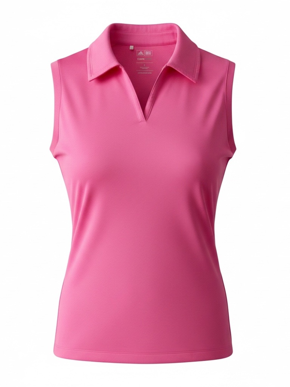 adidas Women’s Sleeveless Polo Tank in Hot Pink